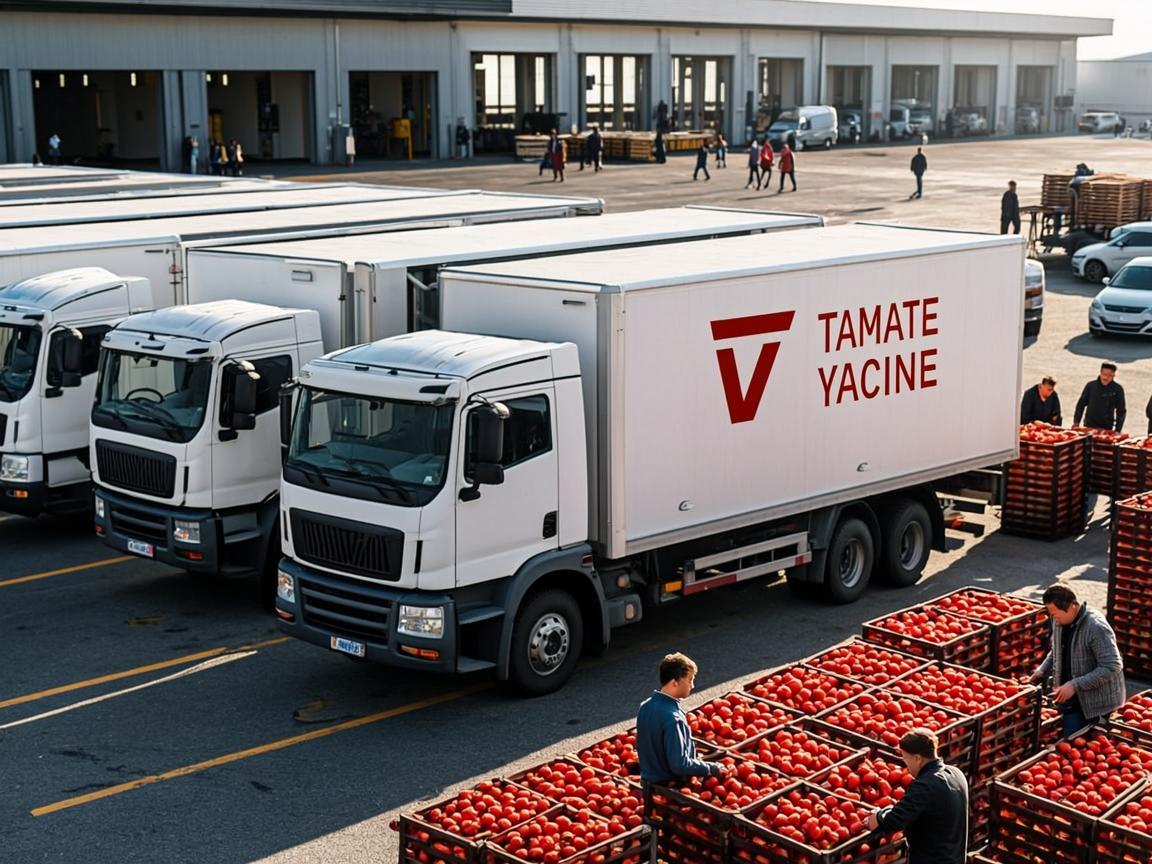 Flotte de camions Tamate Yacine