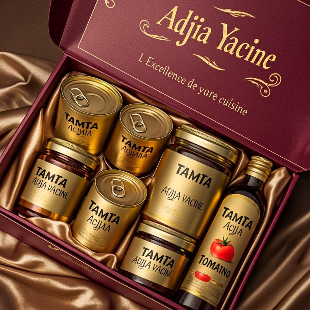 Emballage export avec marque Adjia Yacine