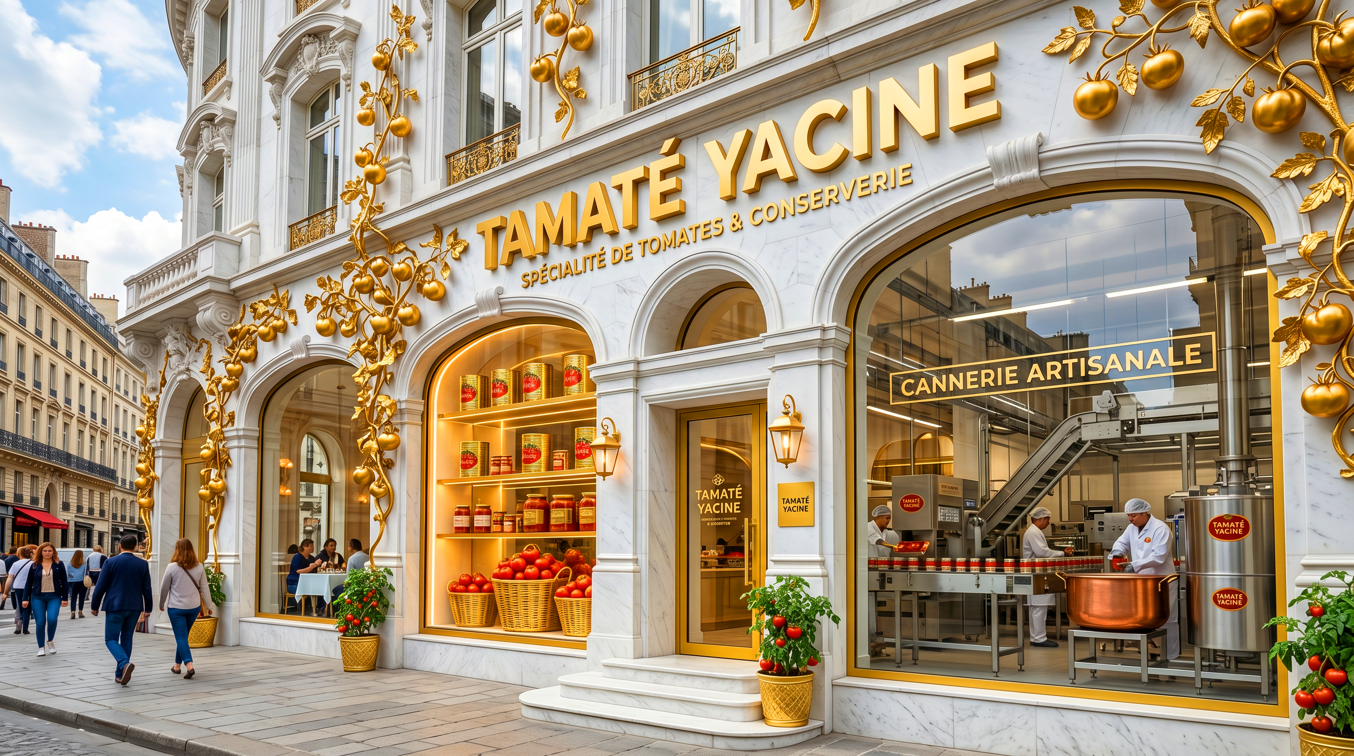 Façade du restaurant Tamaté Yacine