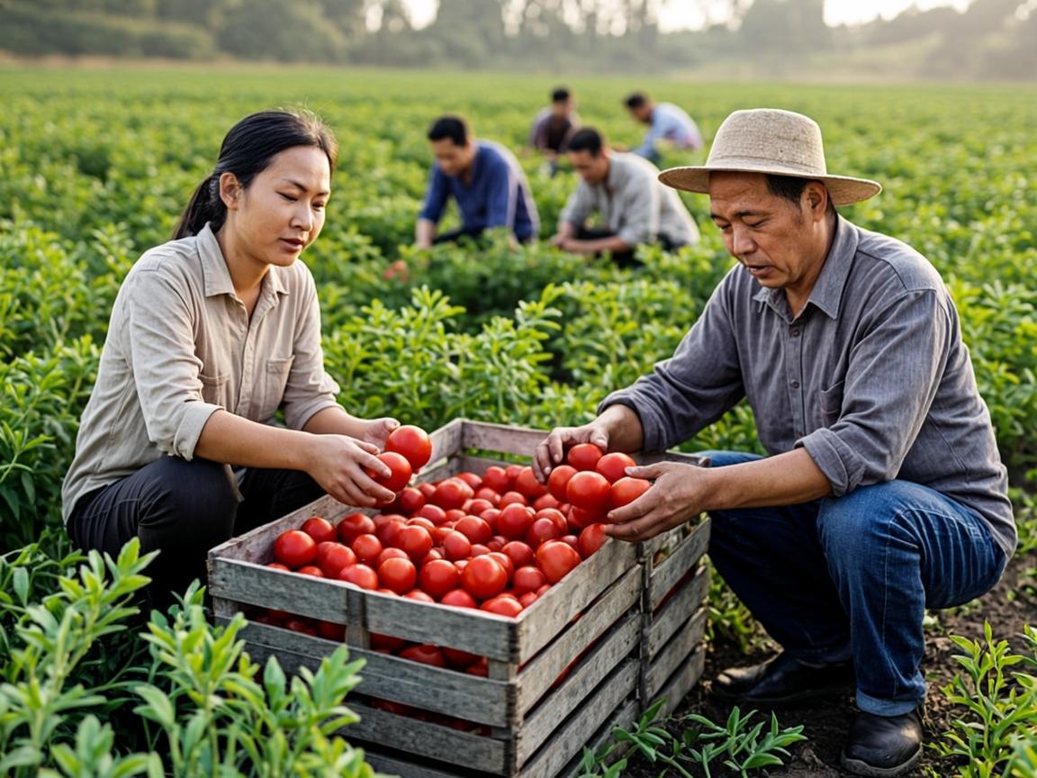 La Récolte des Tomates